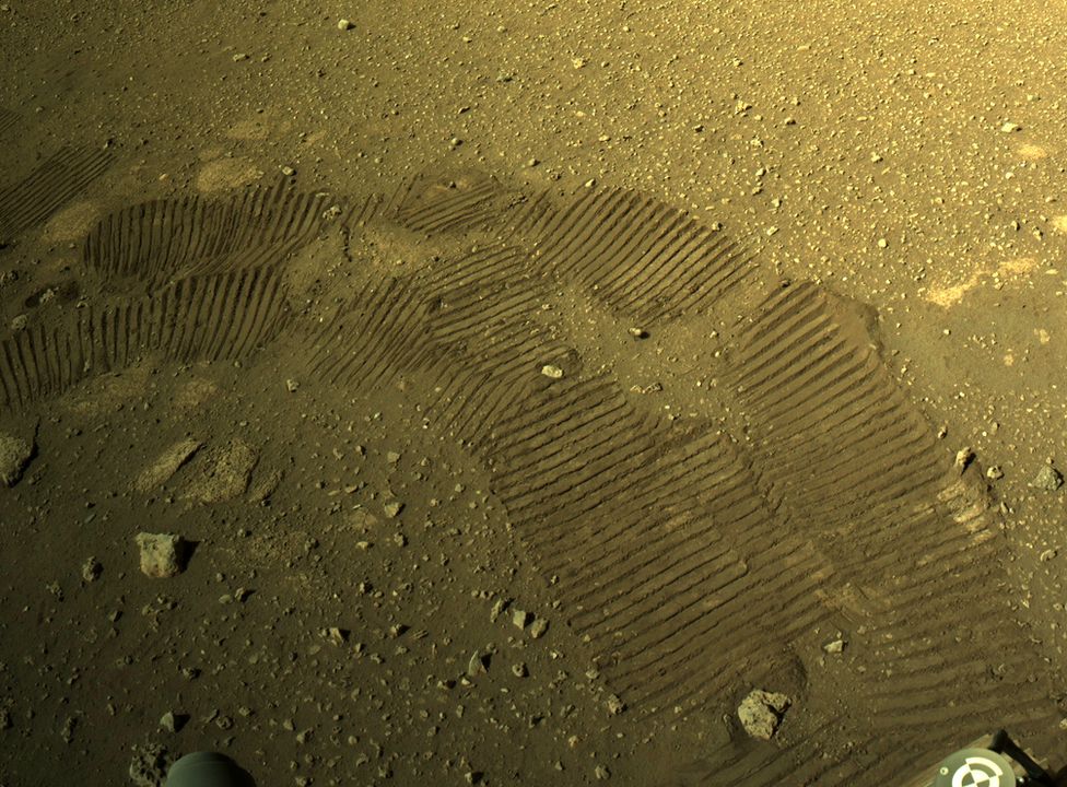 Wheel tracks