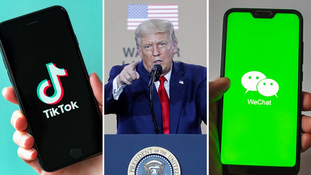 US Bans WeChat And TikTok Citing National Security