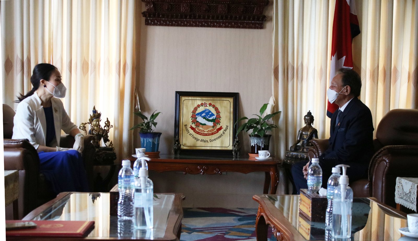 Chinese Ambassador calls on Foreign Minister Khadka