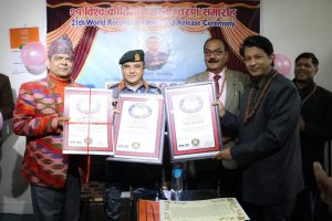 Dr. Upadhyaya’s record is above record, 80 world records including 21 more
