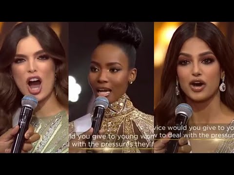 Watch The Video of 70th MISS UNIVERSE Top 3’s Final Questions